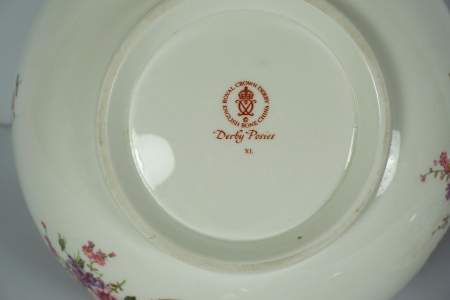 Royal Crown Derby "Derby Posies" Bowl, 16cm high, With a Minton Floral Bowl, And a Royal Worcester - Image 3 of 4