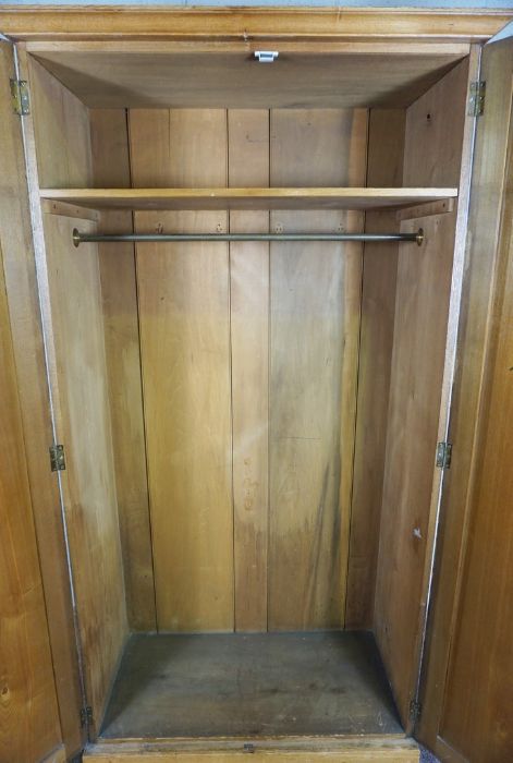 Oak Hall Wardrobe, Circa Early 20th Century, Having two doors, 190cm high, 102cm wide, 50cm deep - Image 5 of 7