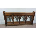 Gothic Style Victorian Church Pew, Made from Cedar. A rare and expertly crafted Church Pew in a