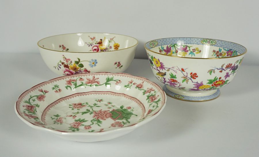 Royal Crown Derby "Derby Posies" Bowl, 16cm high, With a Minton Floral Bowl, And a Royal Worcester - Image 2 of 4