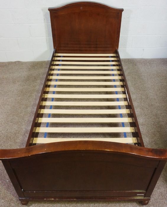 Modern Single Bed Frame, With mattress, 193cm long