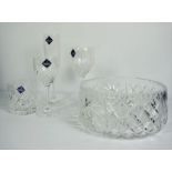 Collection of Boxed Edinburgh Crystal, Comprising of a Set of Six Champagne Flutes, Set of Six