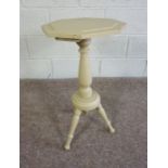 Victorian painted Occasional Table, 70cm high, 30cm wide