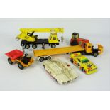Collection of Dinky Corgi and Matchbox Model Vehicles, To include Coles Hydra Truck, Maximum