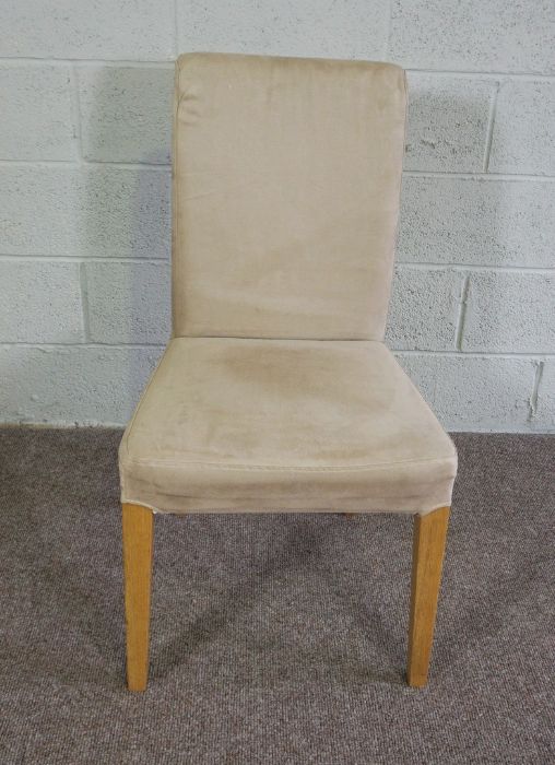 Set of Four Contemporary Dining Chairs with upholstered backs and seats - Image 2 of 6