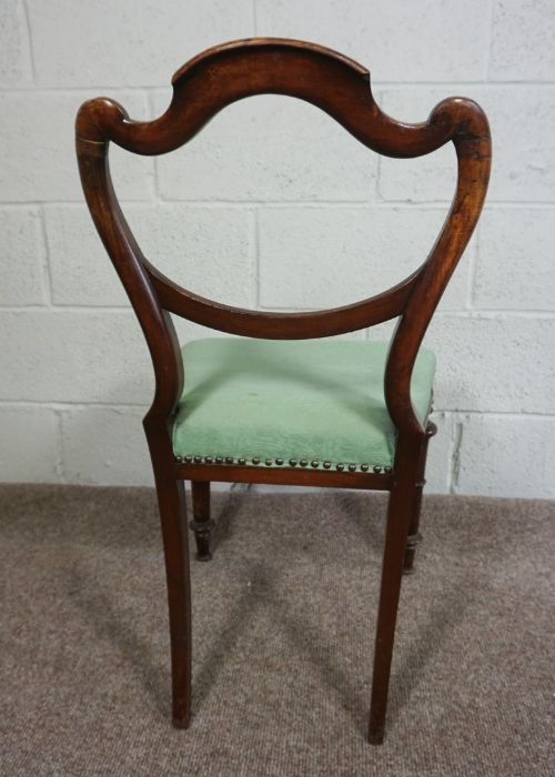 Pair of Victorian Chairs, 75cm high, With a Victorian Mahogany Chair (3) - Image 4 of 9