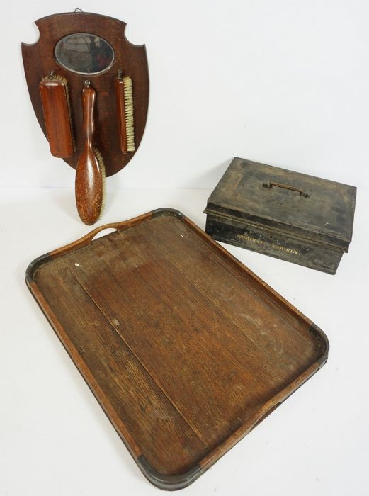 Mixed Lot of Sundries, To include a Brush Set, Metal Box, Old Scales - Image 5 of 8