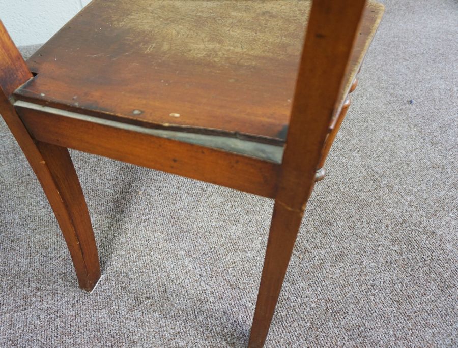 Pair of Victorian Chairs, 75cm high, With a Victorian Mahogany Chair (3) - Image 8 of 9