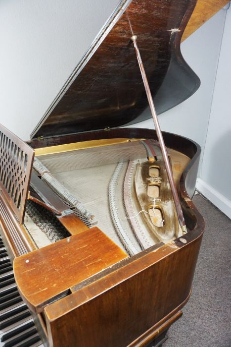 Walnut Cased Baby Grand Piano, By John Broadwood & Sons, Approximately 156cm long - Image 9 of 14