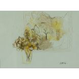 Earl George A Haig (The Earl Haig 1918-2009) OBE DL MA ARSA, "Autumn Flowers", Watercolour, Signed