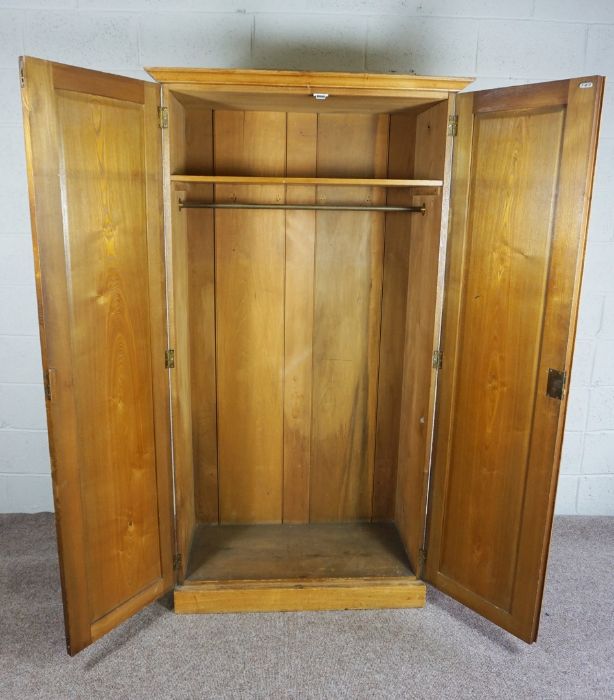 Oak Hall Wardrobe, Circa Early 20th Century, Having two doors, 190cm high, 102cm wide, 50cm deep - Image 3 of 7