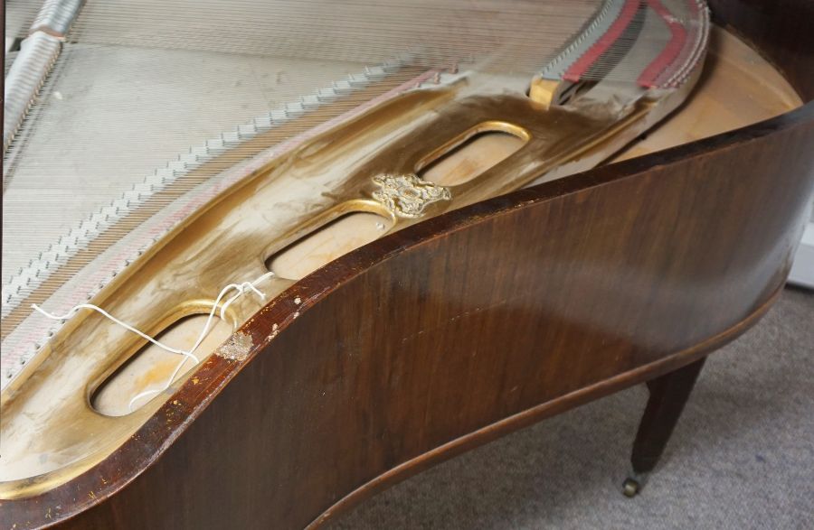 Walnut Cased Baby Grand Piano, By John Broadwood & Sons, Approximately 156cm long - Image 10 of 14