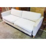 Modern Three Seater Sofa Bed, 64cm high, 227cm wide