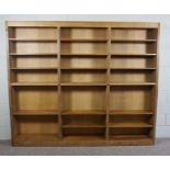 A Robert Thompson of Kilburn 'Mouseman' Bookcase, An early Mouseman 8ft Bookcase in excellent