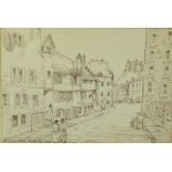 William Inglis "The Curzie Neuk, Edinburgh" circa 1850 "The House of John Knox, Edinburgh" circa