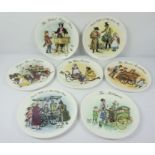Six Wedgwood Limited Edition Picture Plates by John Finnie, With certificates, 21.5cm diameter (6)