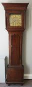 George III 30 Hour Oak Cased Longcase Clock, The Brass Dial signed Jo Bell, Possibly Joshua Bell,