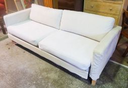 Modern Three Seater Sofa Bed, 64cm high, 227cm wide