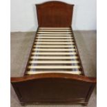 Modern Single Bed Frame, With mattress, 193cm long