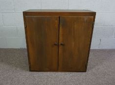 Collection of Cupboards and a Side Table, Oak Stained Beach Cupboard with two opening doors (77cm