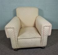 Cream and Pink Armchair