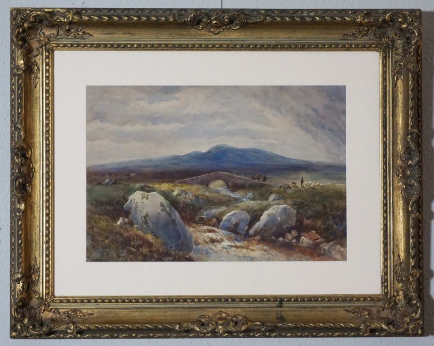 School of Tom Scott (1854-1927) A highland landscape, watercolour, indistinctly inscribed LL Tom - Image 2 of 3