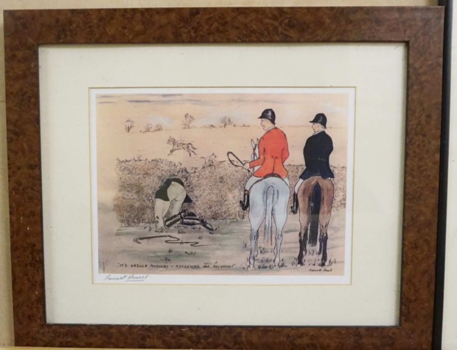 A group of hunting themed prints, picture of geese & Kenneth Ansell Print (4) - Image 5 of 6