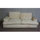 A modern three seat sofa