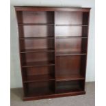 A large open bookcase, modern 184 cm high, 137 cm wide