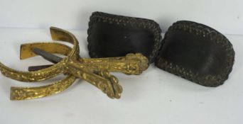 A pair of gilt brass and iron box spurs, by Thomas of St. James, late 18th or early 19th century, 10