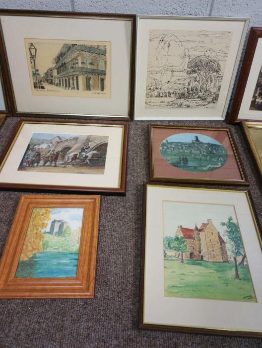A large quantity of assorted prints and pictures, including local views. - Image 5 of 5