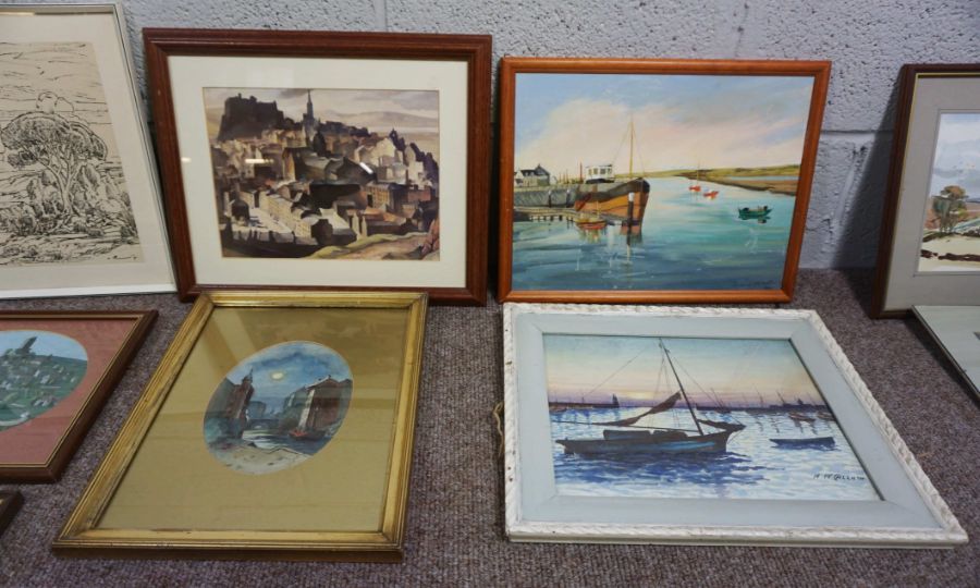 A large quantity of assorted prints and pictures, including local views. - Image 2 of 5