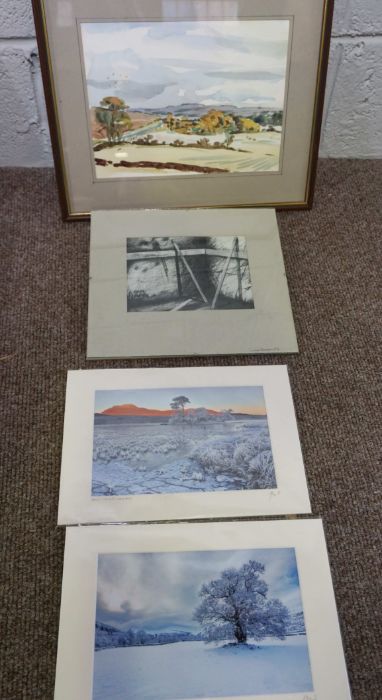 A large quantity of assorted prints and pictures, including local views. - Image 4 of 5