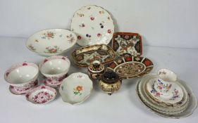 A quantity of assorted ceramics, including three Imari patterned Bon Bon dishes, A Minton bone china