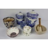Large selection of assorted ceramics, including Portmeirion and others kitchen ware (a lot)