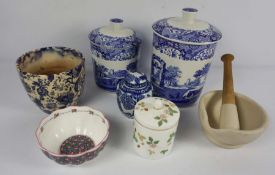 Large selection of assorted ceramics, including Portmeirion and others kitchen ware (a lot)