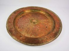 A copper bronze electrotype reproduction salver, attributed to Giovanni Franchi and Son, London,
