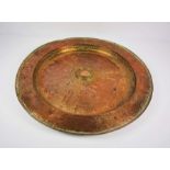 A copper bronze electrotype reproduction salver, attributed to Giovanni Franchi and Son, London,