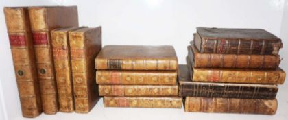 Rare Legal Books: Thirteen assorted legal books all in full calf bindings, 18th & 19th century,