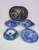 A collection of Copeland Spode ‘Italian’ china and related pieces, including a small jug, sugar