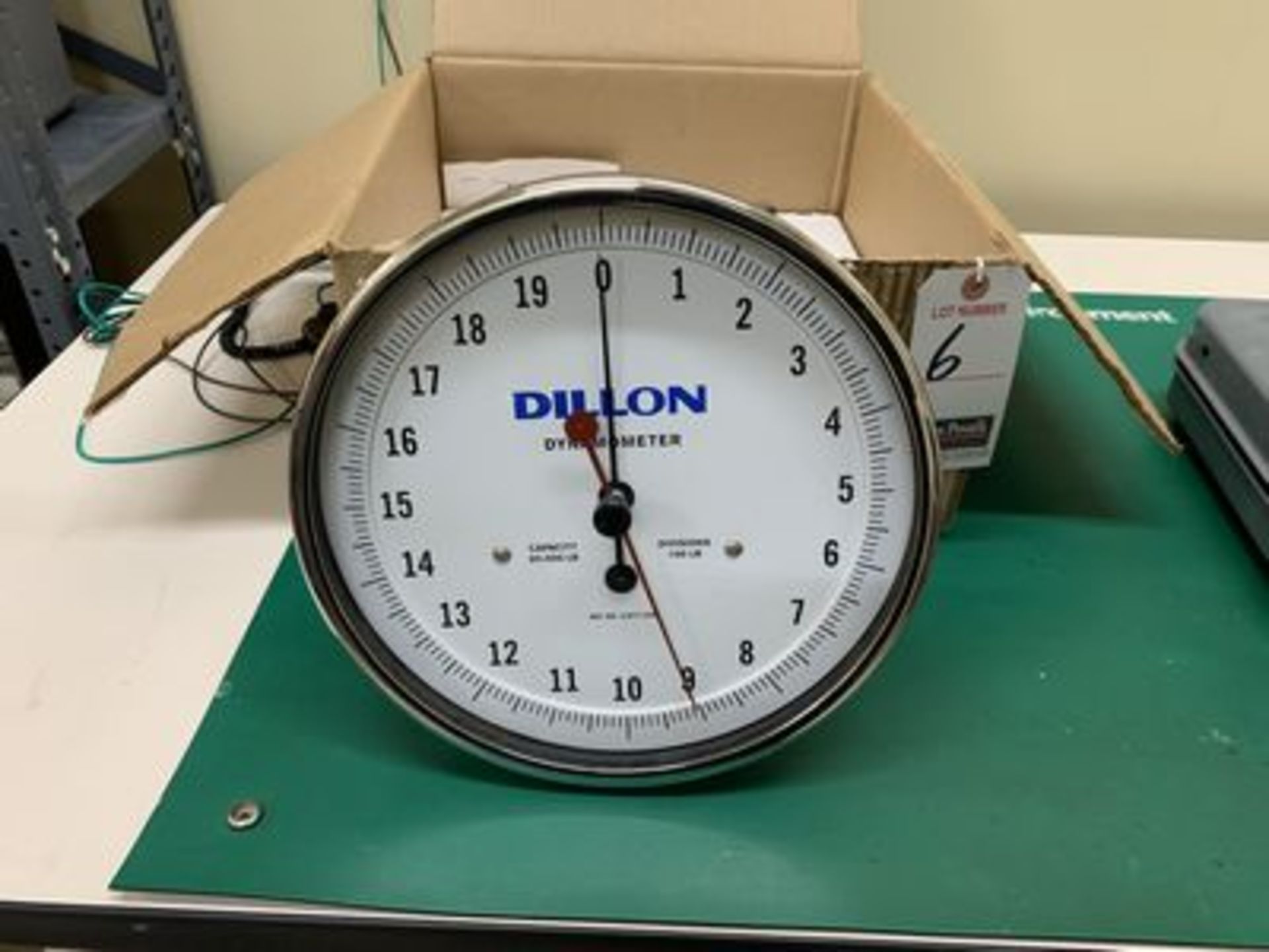 DILLON 10" DIA. DYNAMOMETER, 2,000# CAP.