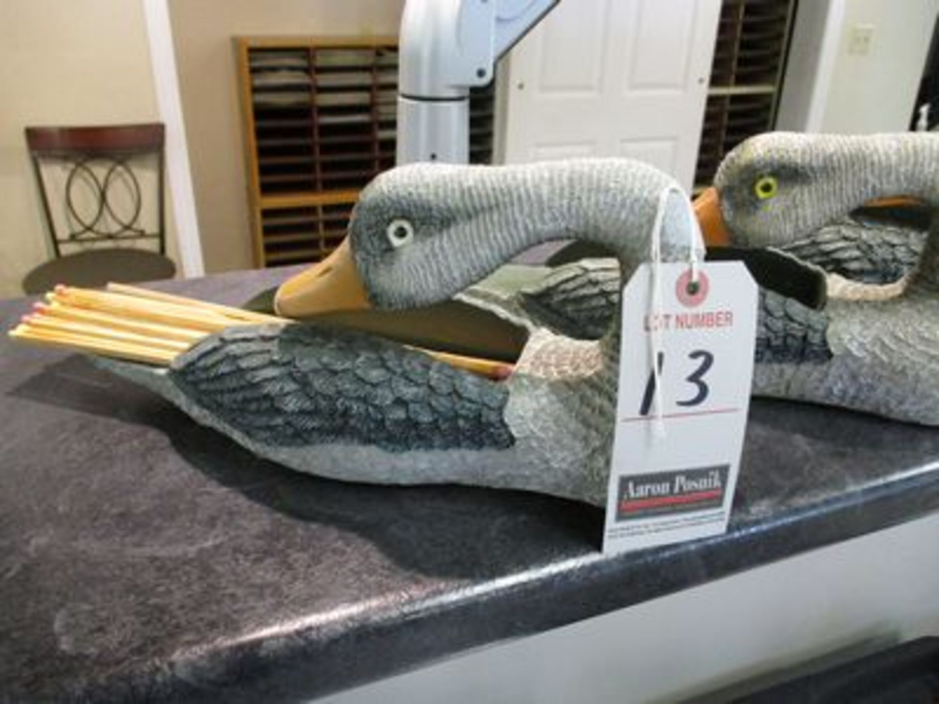 DUCK MATCH HOLDER STATUES