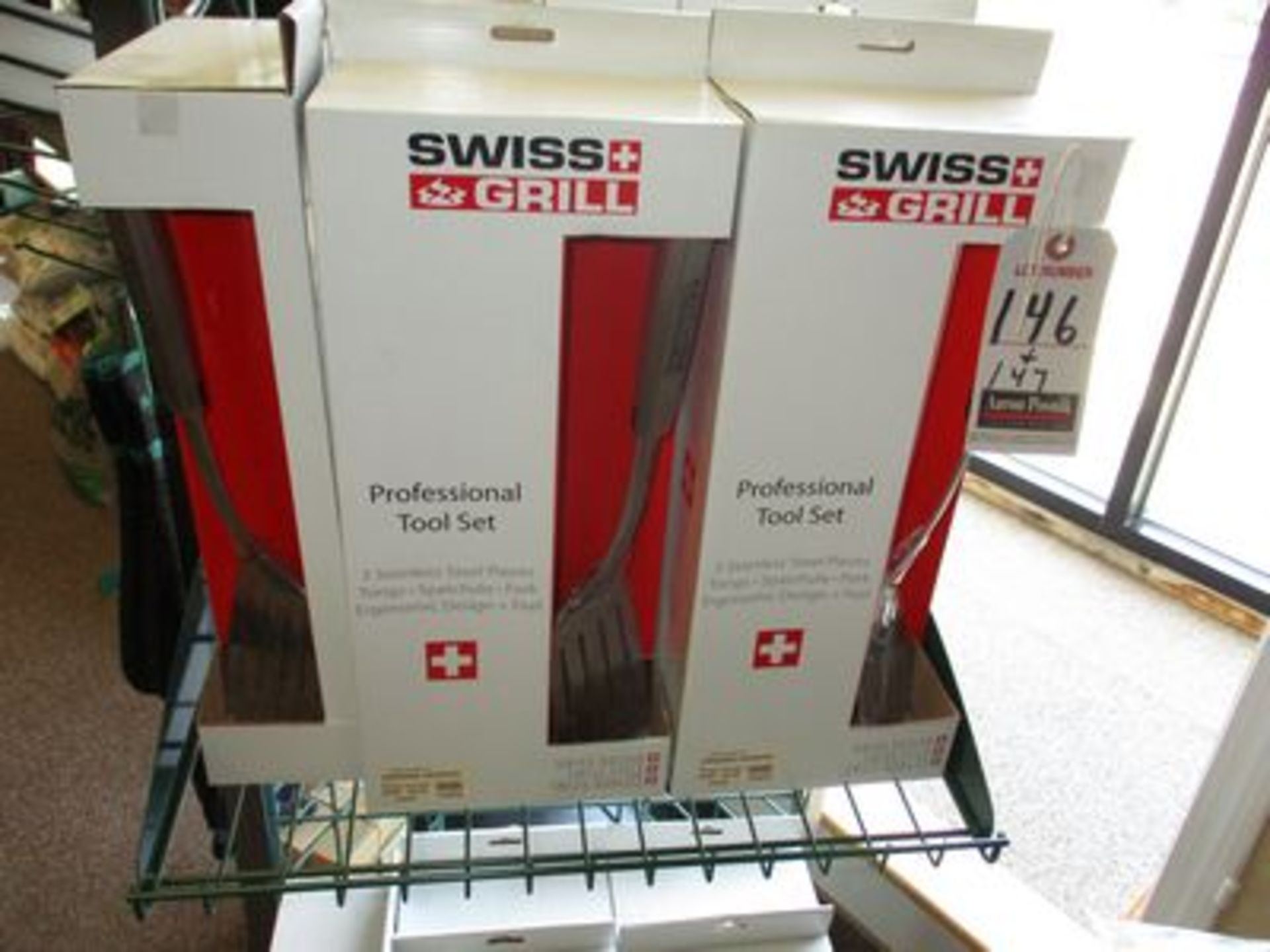 SWISS GRILL 3 PC. S.S. GRILLING SET