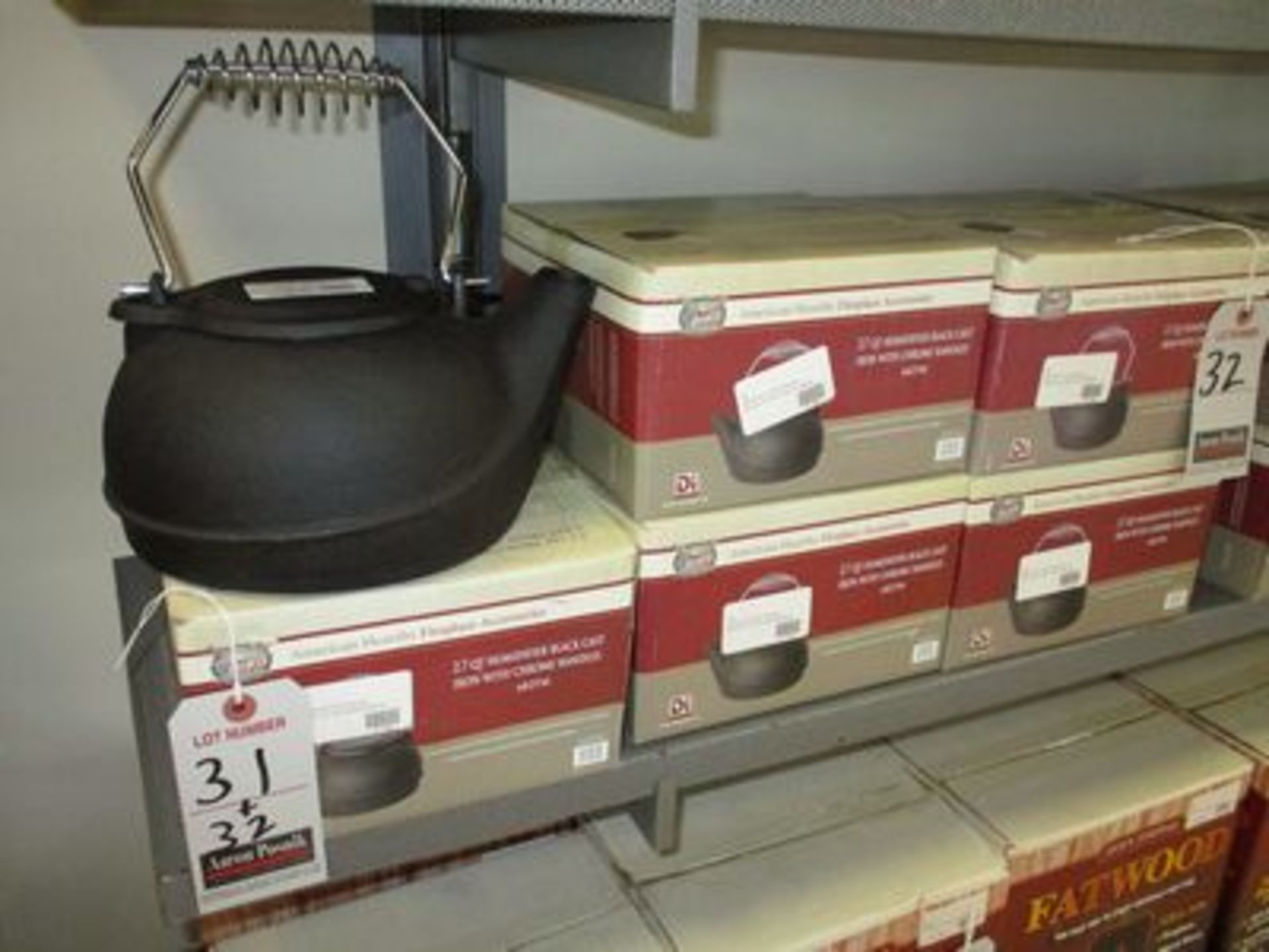 AMERICAN 2.7 QT. BLACK CAST IRON HUMIDIFIERS