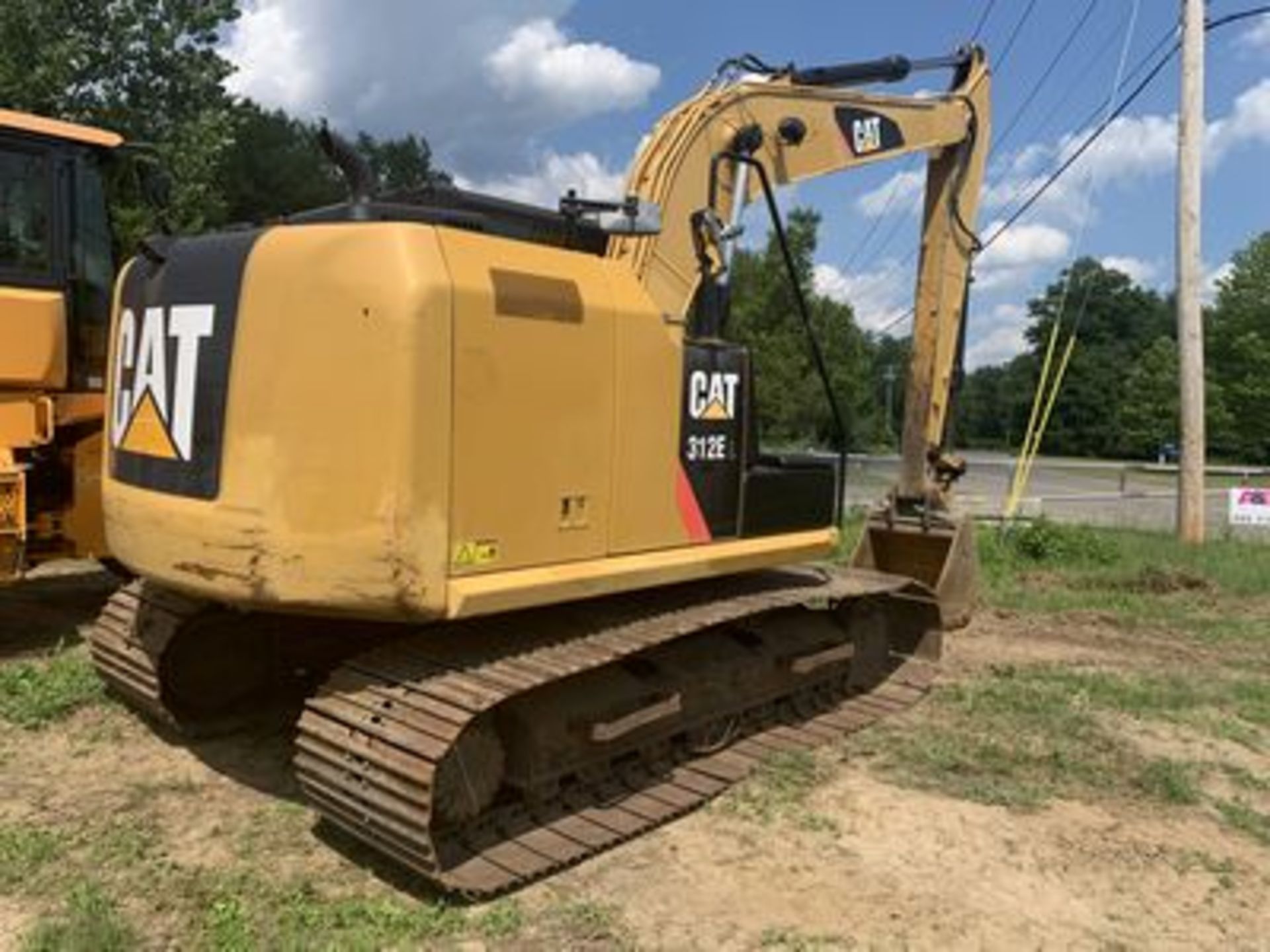 2013 CAT 312EL CRAWLER EXCAVATOR, DIESEL, ENCLOSED CAB, HEAT, A/C, VIN #CAT0312ECMJD00612 (2551 HRS) - Image 2 of 3