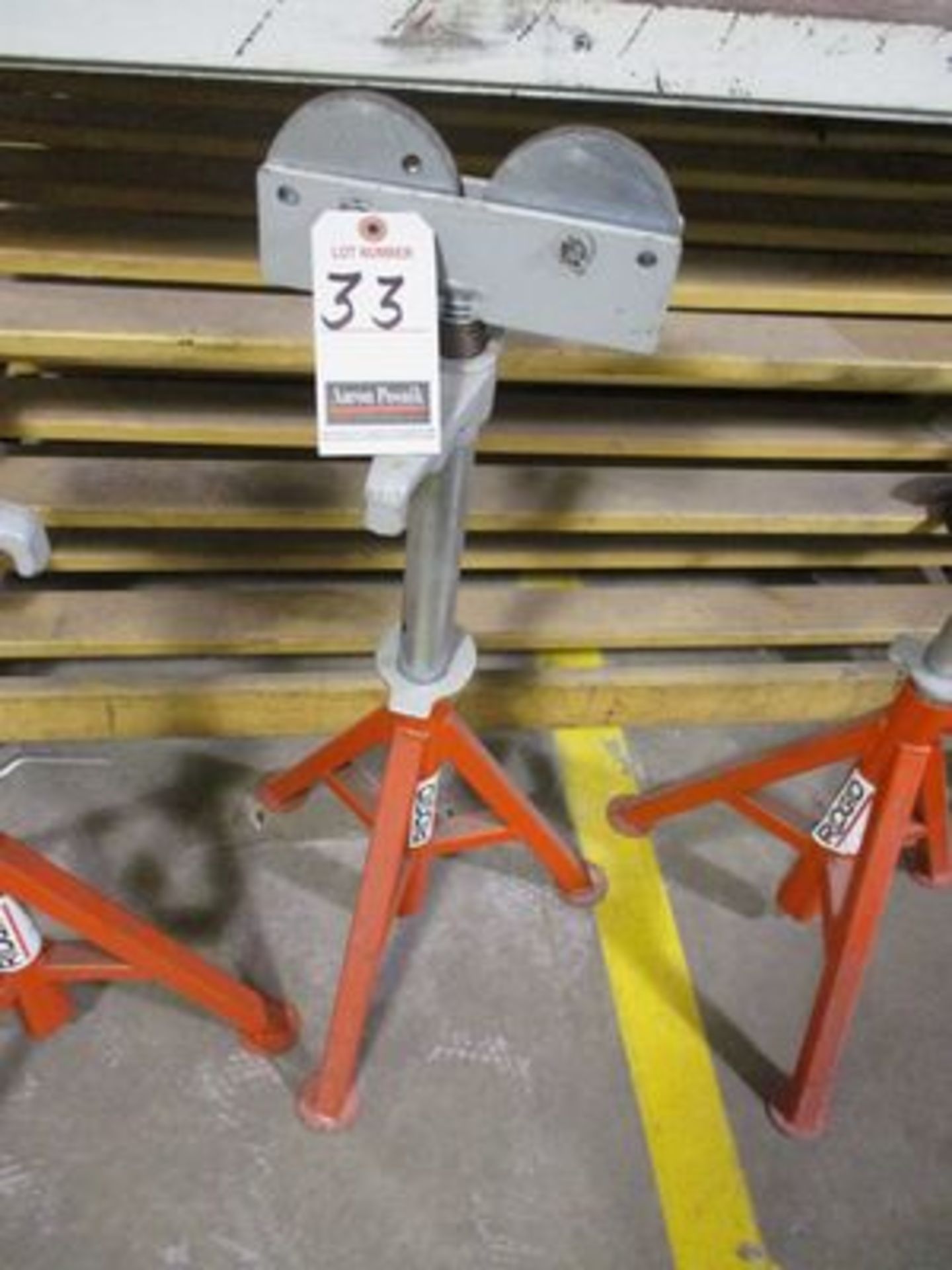 RIDGID ADJ. METAL ROLLER JACK STAND, M/N RJ-98