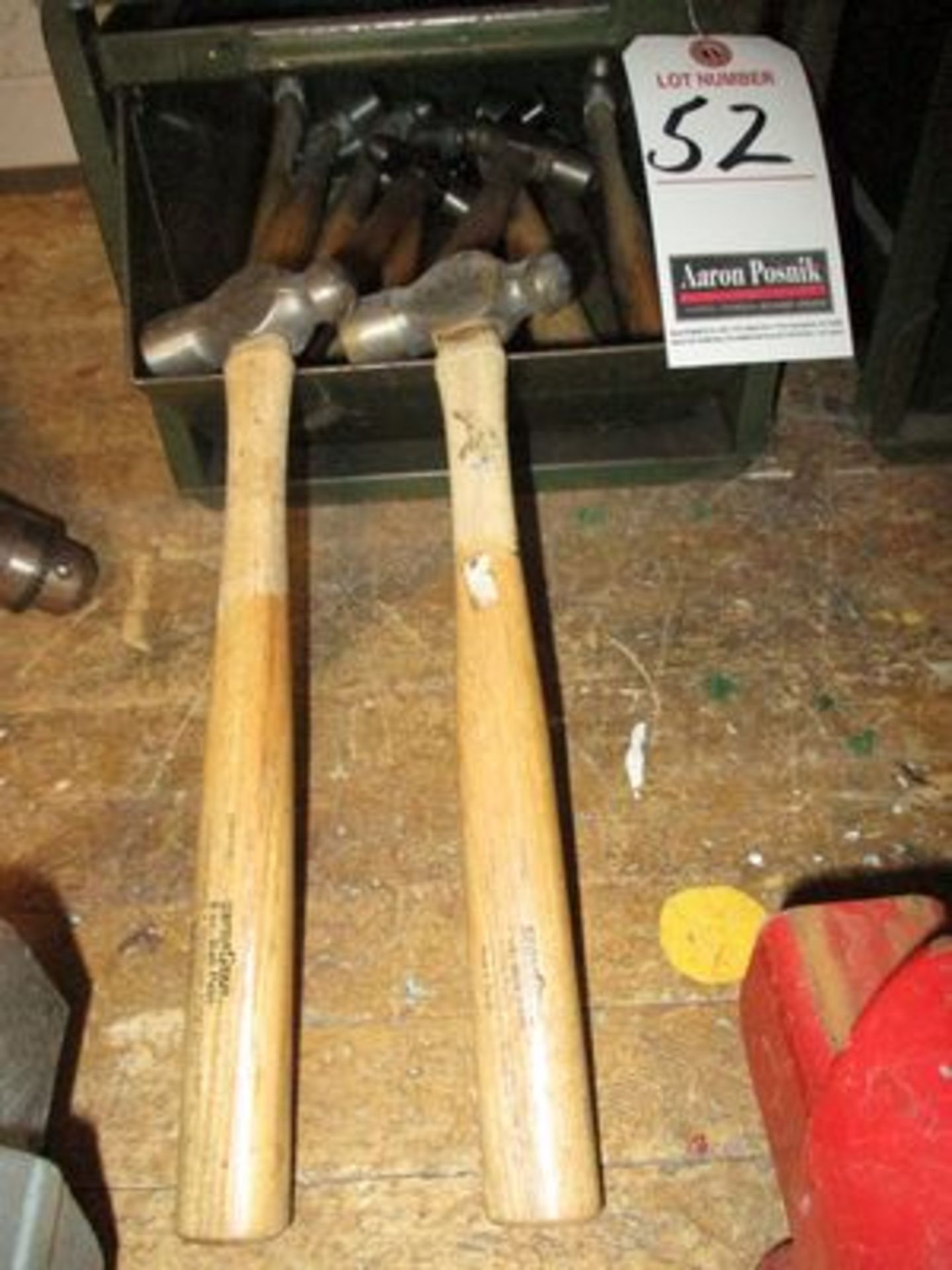 BALL PEIN HAMMERS W/ METAL BIN