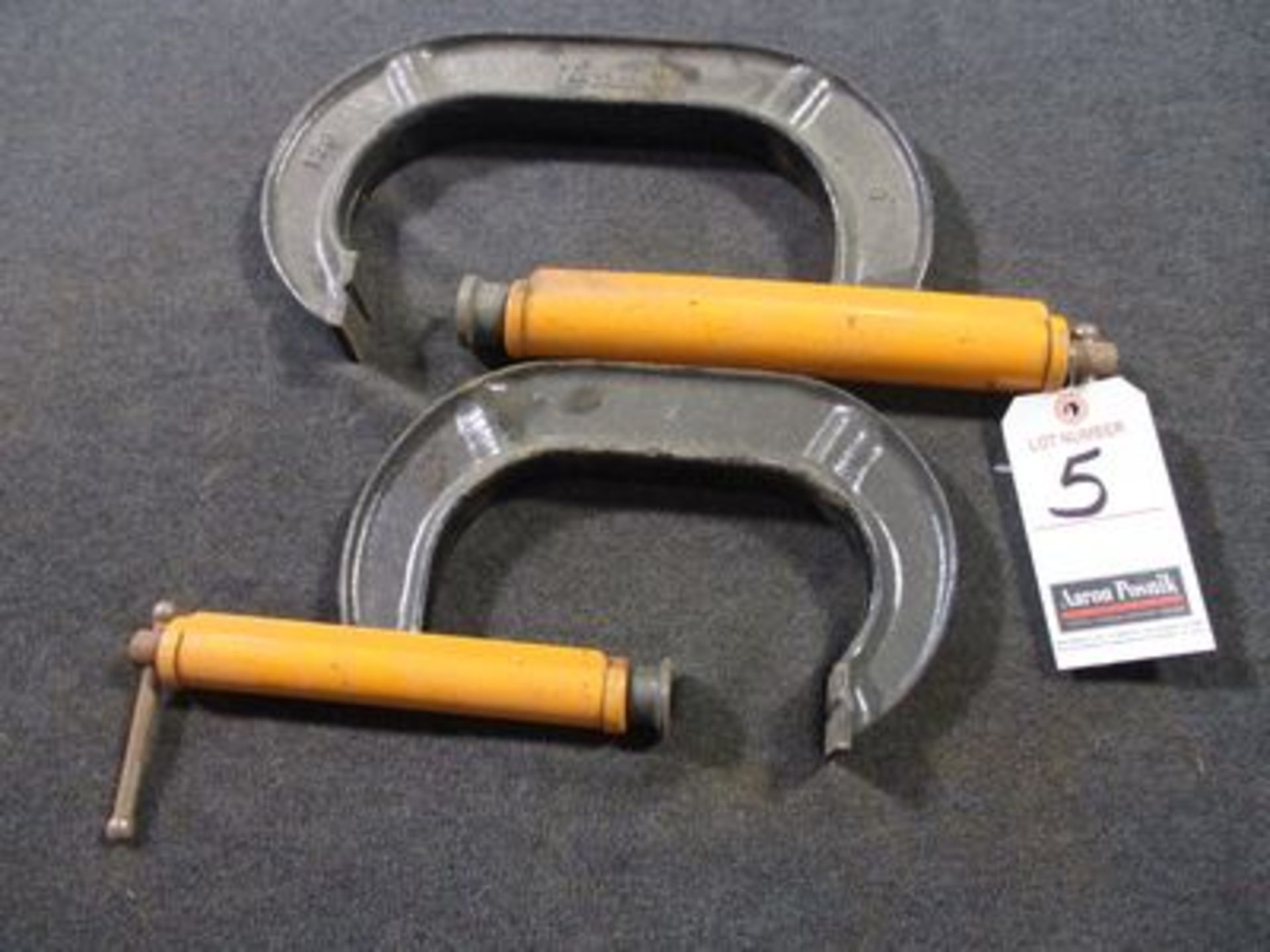 JORGENSEN 8" ADJ. METAL C-CLAMPS