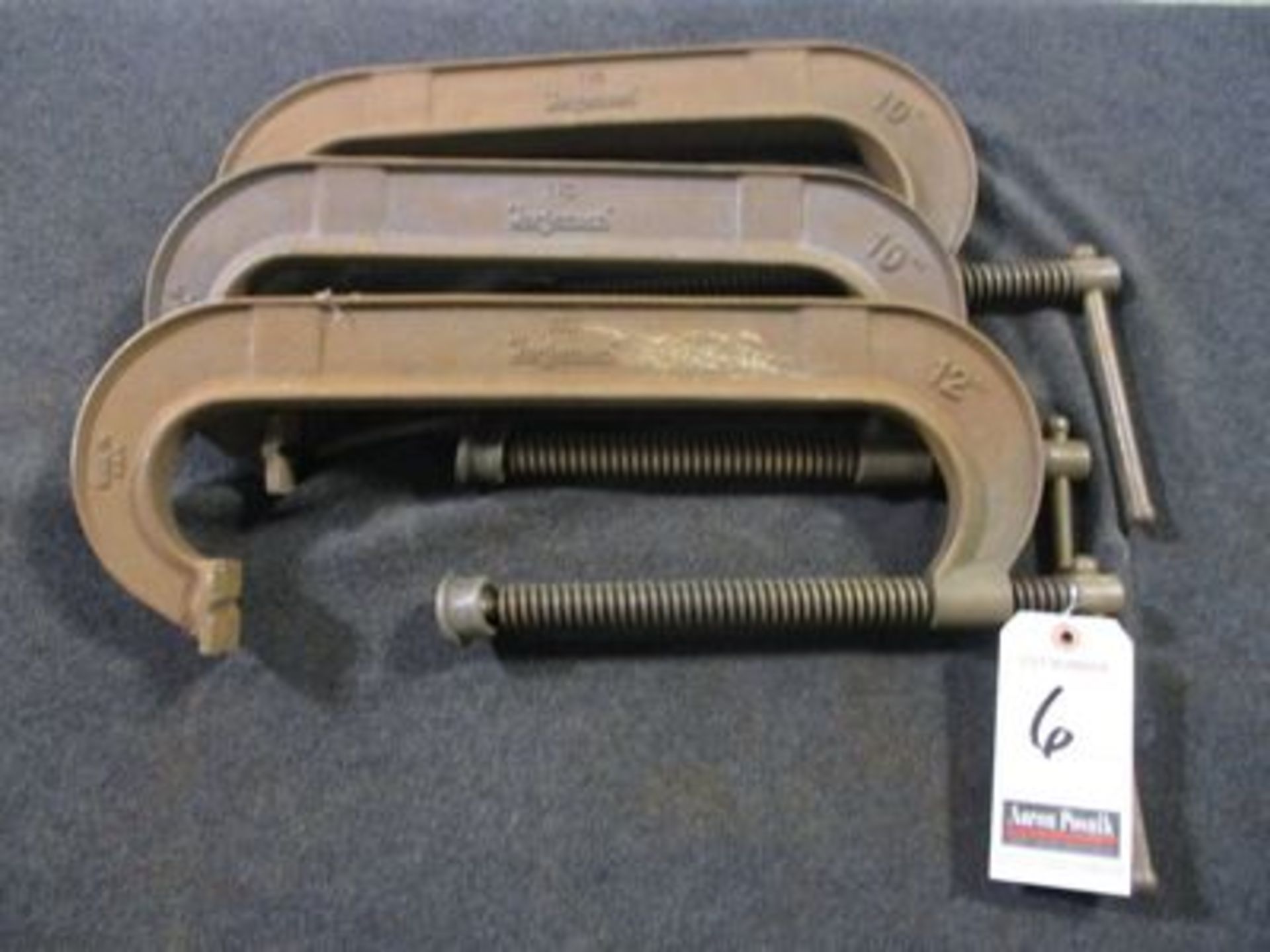 JORGENSEN 10" METAL C-CLAMPS