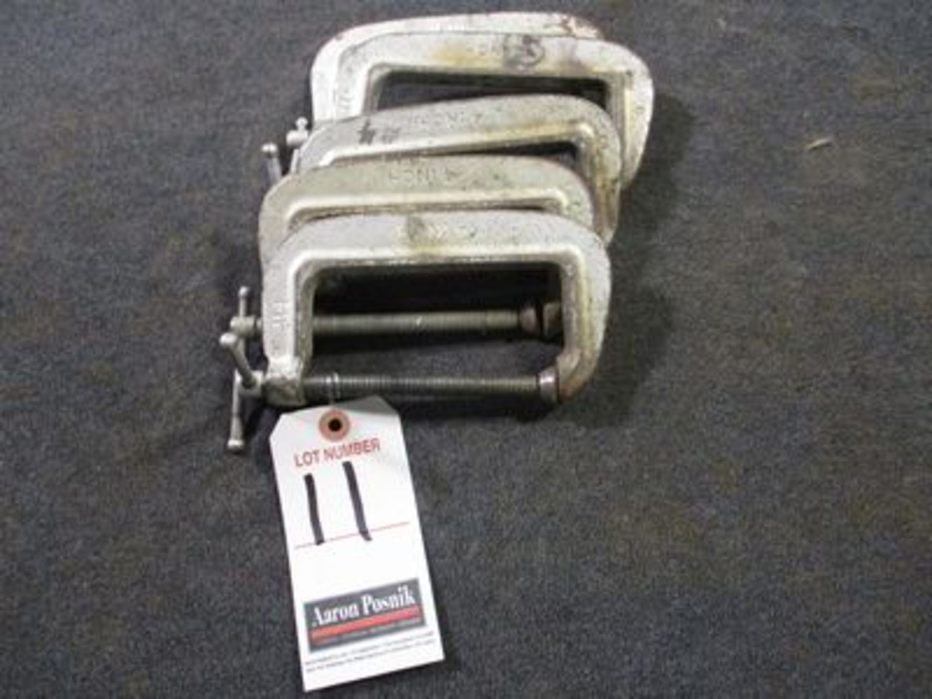 METAL 4" C-CLAMPS